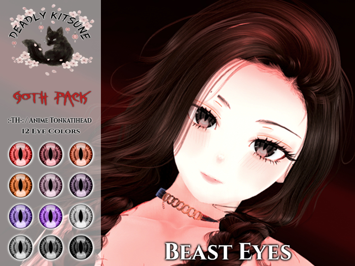 :-TH-: / TonkatiHead Beast Eyes Goth Pack