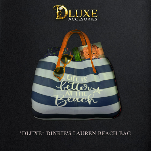*DLUXE* DINKIES LAUREN BAG* navy
