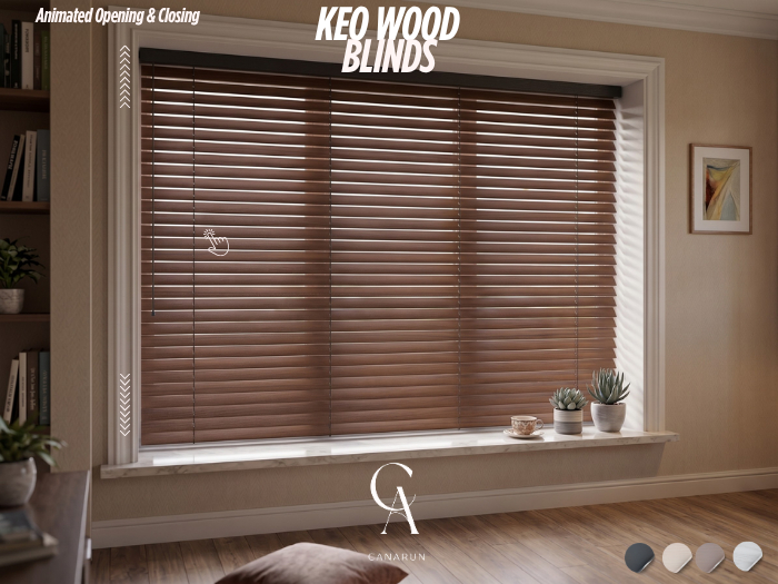 Keo Wood Blinds - CANARUN - (Rezzme)