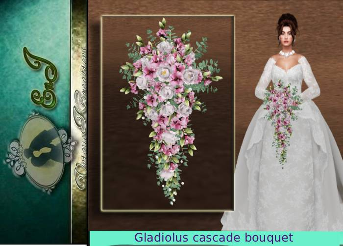 Gladiolus  cascade bouquet
