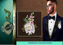 Gladiolus boutonniere
