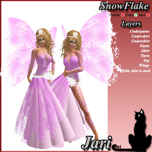 *JariCat* Snowflake Pink