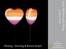 Heart Balloon Lesbian Pride 