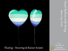 Heart Balloon Gay Mans Pride 