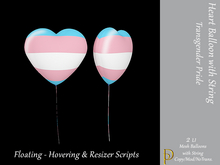Heart Balloon Transgender Pride 