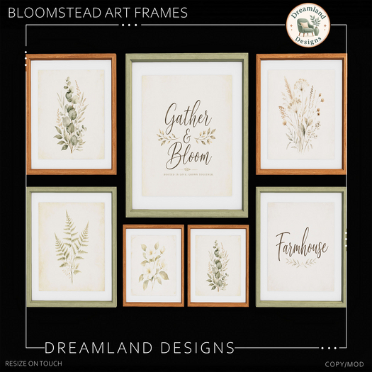 DD Bloomstead Art Frames