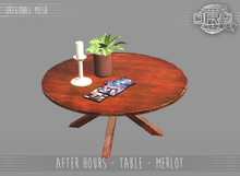 -DRD- After Hours - Table - Merlot