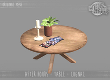 -DRD- After Hours - Table - Cognac