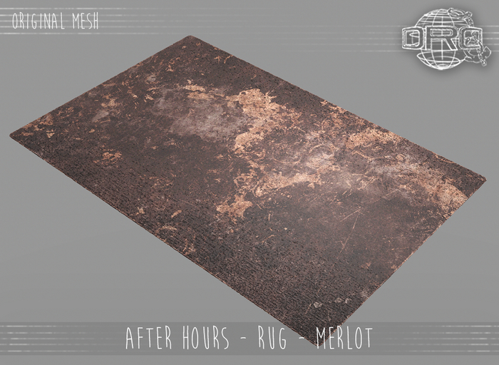 -DRD- After Hours - Rug - Merlot