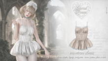 {eternal dream} mortem dress {beige}
