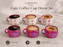 UNBOXING Studios Cute Coffee Cup Set