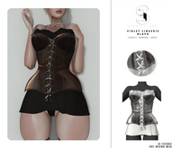 EUTHA - Violet Lingerie BLACK