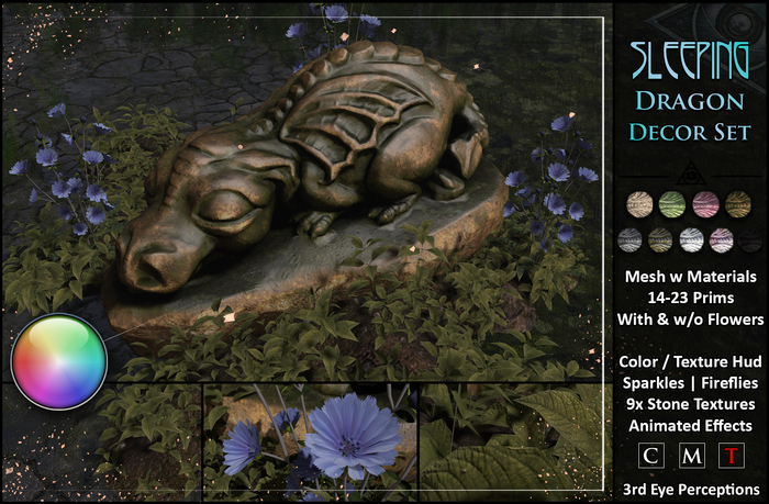 Sleeping Dragon Statue