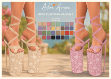 .:Adore:.  Rose - Platform Sandals