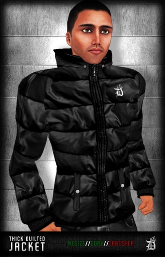 DEF! Jacket / Thick Quilted / Black
