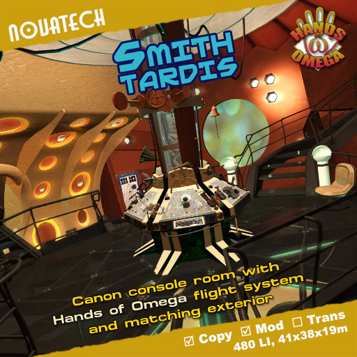 Smith TARDIS - Hands of Omega (HoO) Console