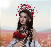 *LODE* Head Accessory - Celtic Bloom [petite rosy]