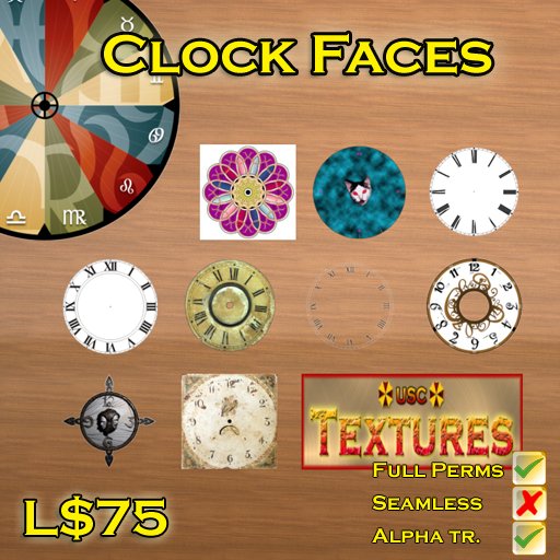 USC Textures - Clock Faces