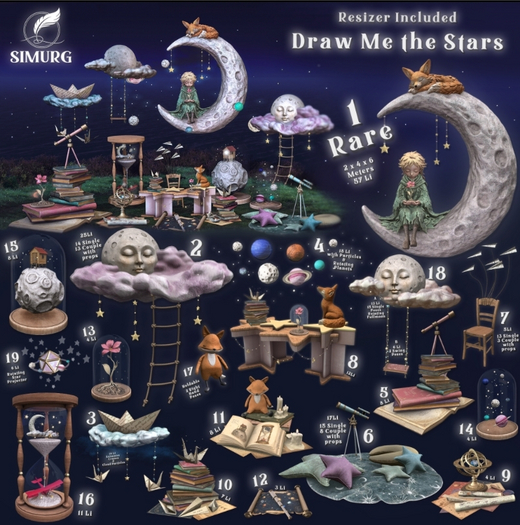 01. Simurg - Draw Me The Stars - Moon Child RARE