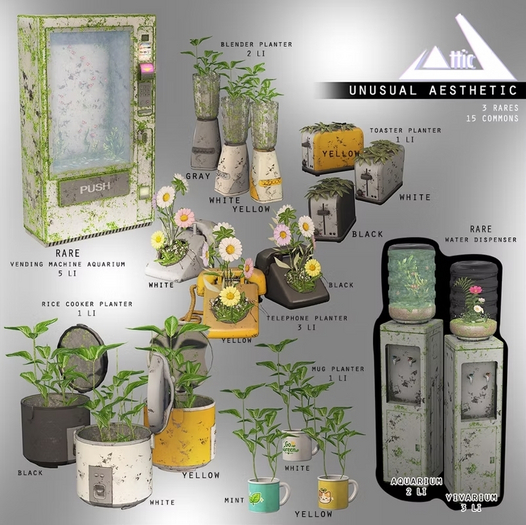 -ATTIC- Blender Planter White