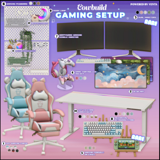 7. Cowbuild - Gaming Setup - Happyware Gaming Single Monitor