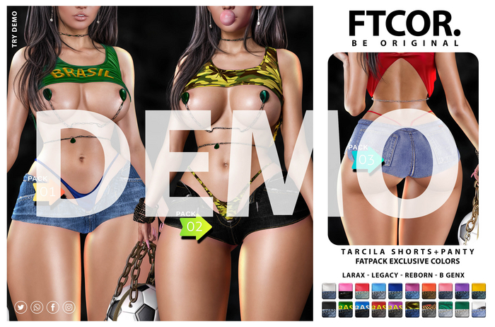 :::FTCOR:::TARCILA_SHORTS::: DEMO