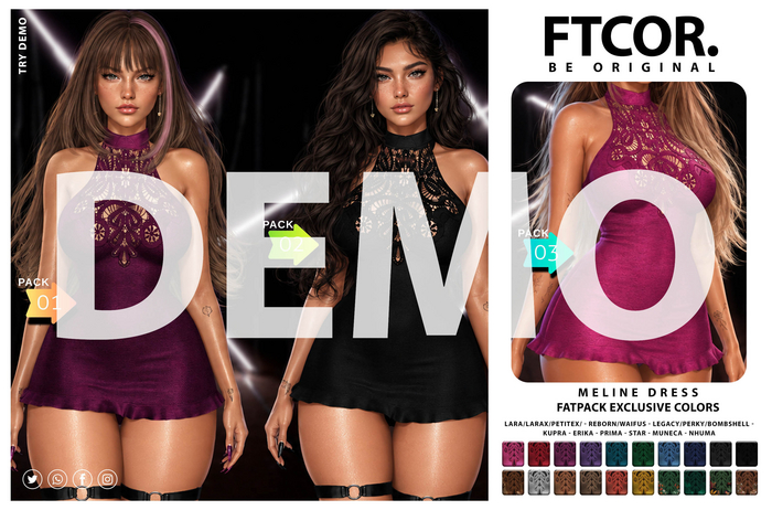 :::FTCOR:::MELINE_DRESS::: DEMO