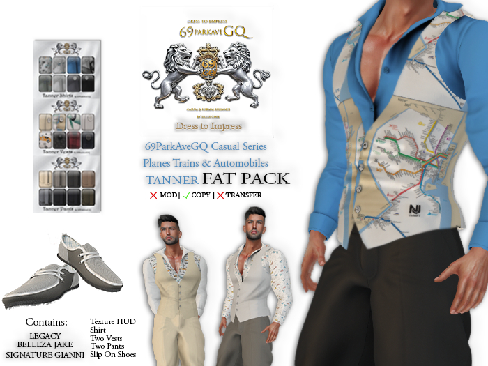 TANNER Fat Pack - 69ParkAveGQ - Multiple Combinations