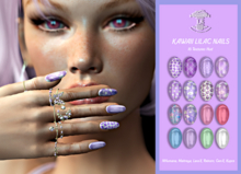 [LS] KAWAII LILAC NAIL