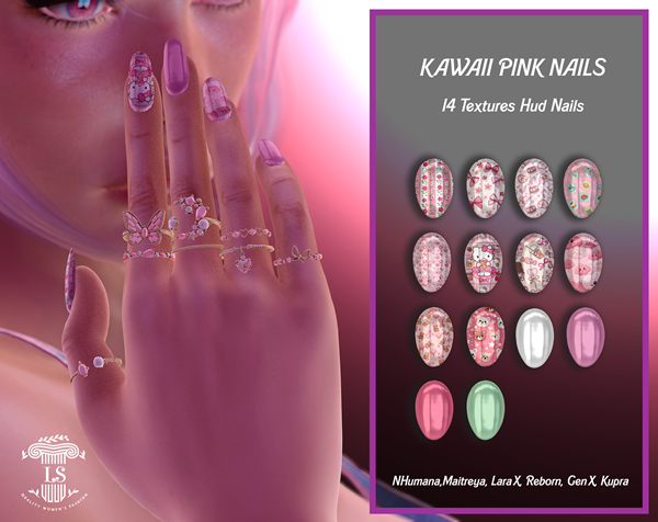  [LS] KAWAII PINK NAIL