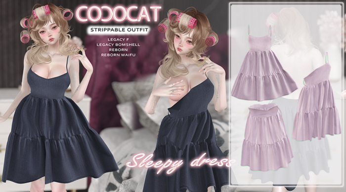 .cococat. Sleepy dress - Taro