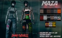 MAZA - DANNY OVERALLS - FATPACK