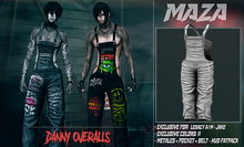 MAZA - DANNY OVERALLS - WHITE