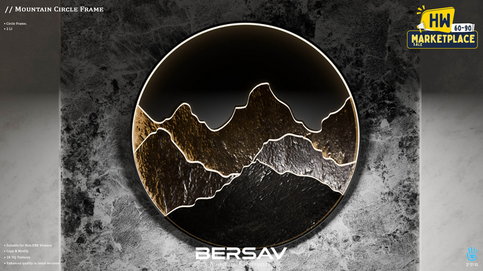 Bersav - Mountain Circle Frame // Fatpack [HAPPY WEEKEND]