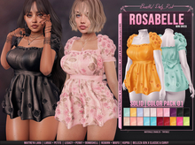 *B.D.R.* Rosabelle -Mini Dress- (Solid 01)