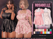 *B.D.R.* Rosabelle -Mini Dress- (Solid x PAT V1)