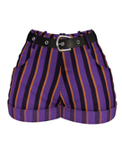 The Annex - Tracy Jean Shorts - Halloween Striped