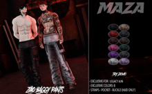 MAZA - ZAO BAGGY PANTS - FATPACK