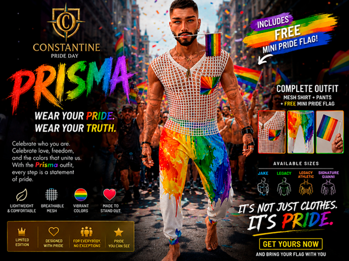 [CONSTANTINE] PRISMA OUTFIT PRIDE
