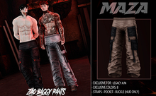 MAZA - ZAO BAGGY PANTS - BEICE