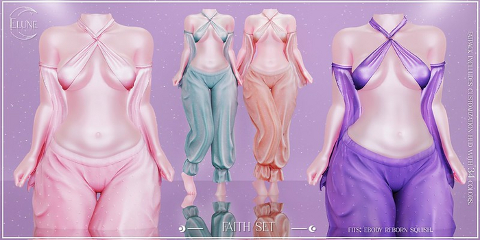 Elune. Faith Top - pack 8