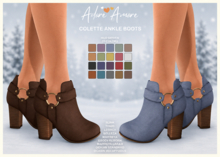 .:Adore:.  Colette - Suede Ankle Boots