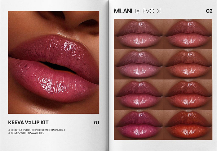 MILANI - "KEEVA V2" LIP KIT / DEMO