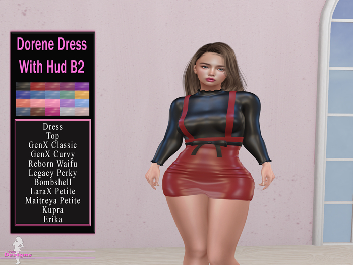 Dorene Dress With Hud B2