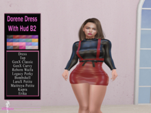 Dorene Dress With Hud B2