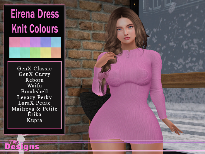 Eirena Dress With Hud Knit Colours