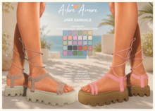 .:Adore:.  Jade - Tied Sandals