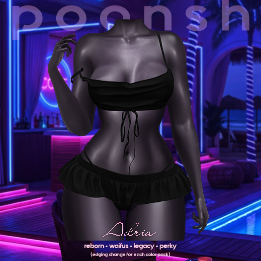 - POONSH - Adria Outfit (black)