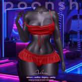 - POONSH - Adria Outfit (red)