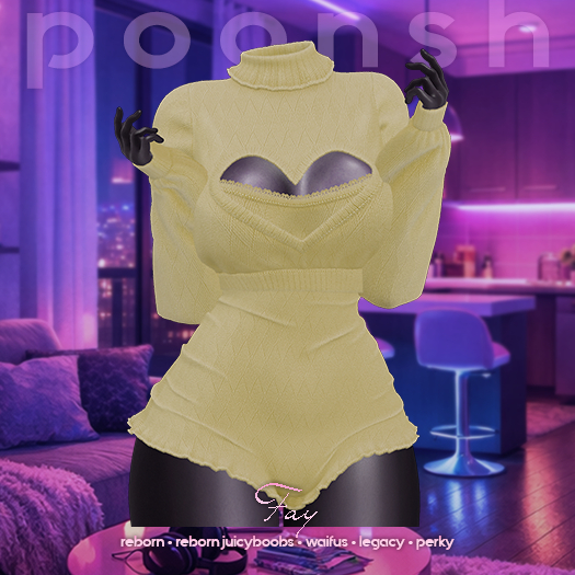 - POONSH - Fay Outfit (yellow)